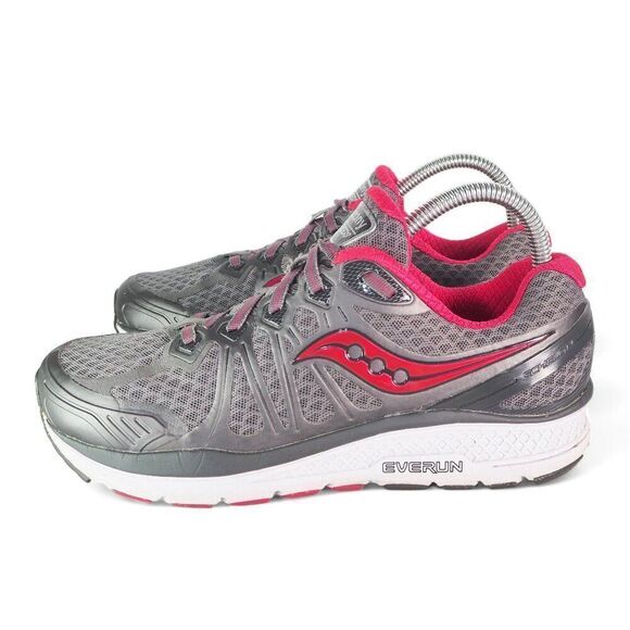 Saucony Echelon 6 Performance Running Shoes Grey / Pink S10384-1 Women's 8 - Picture 2 of 11